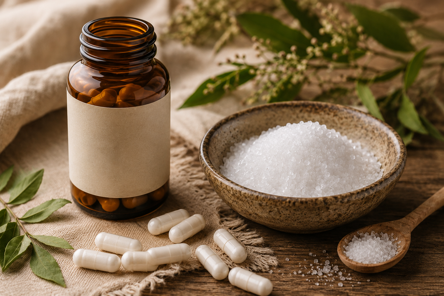 Natural supplement support for knee pain and inflammation